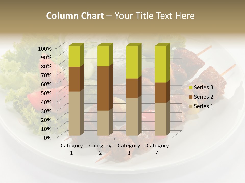 Green Tomatoes Dish PowerPoint Template