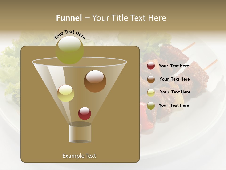 Green Tomatoes Dish PowerPoint Template