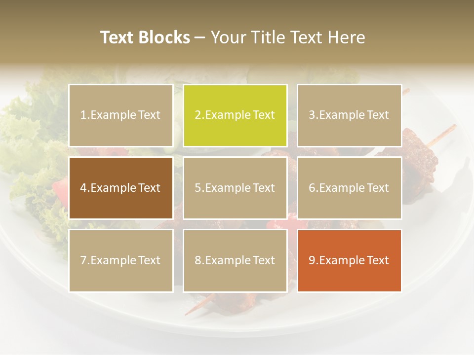 Green Tomatoes Dish PowerPoint Template