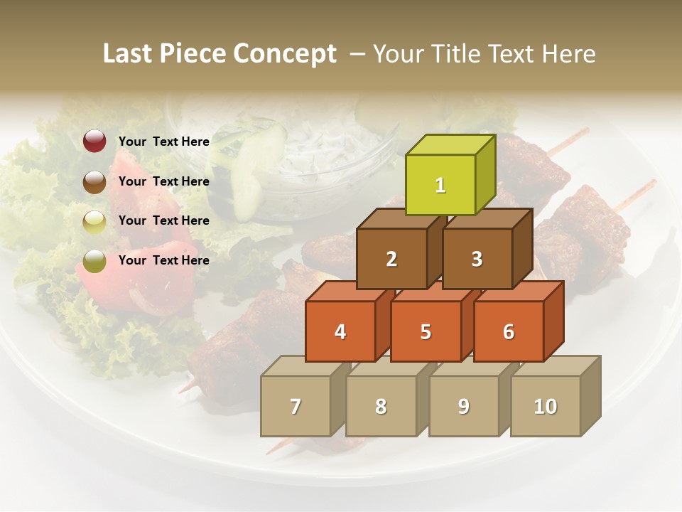 Green Tomatoes Dish PowerPoint Template