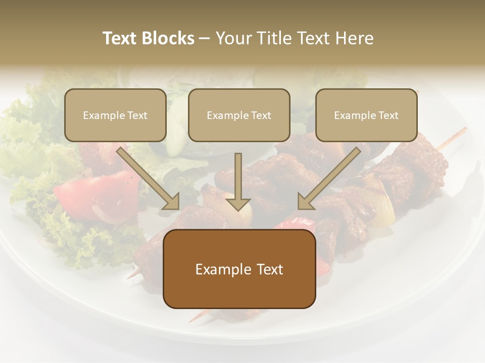 Green Tomatoes Dish PowerPoint Template