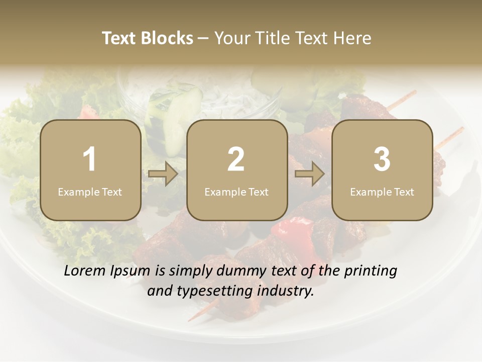 Green Tomatoes Dish PowerPoint Template