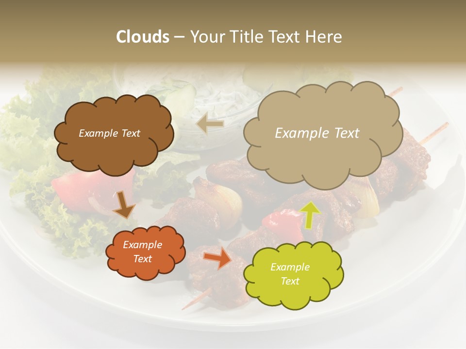 Green Tomatoes Dish PowerPoint Template