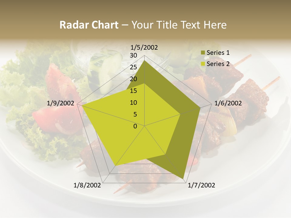 Green Tomatoes Dish PowerPoint Template