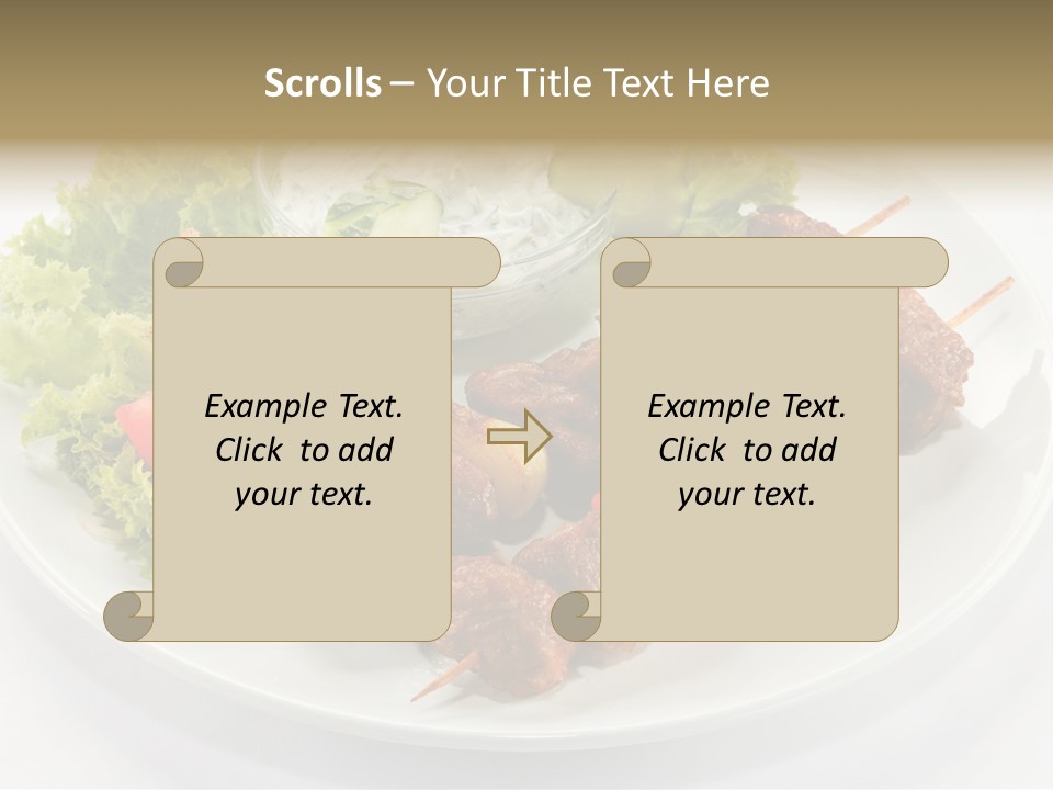 Green Tomatoes Dish PowerPoint Template