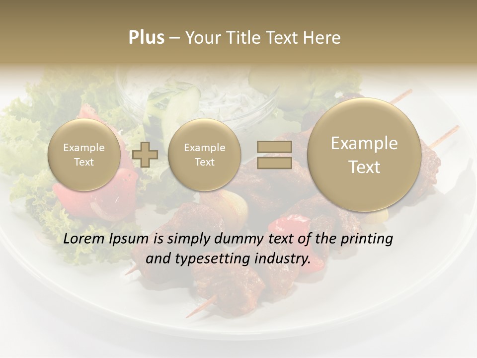 Green Tomatoes Dish PowerPoint Template