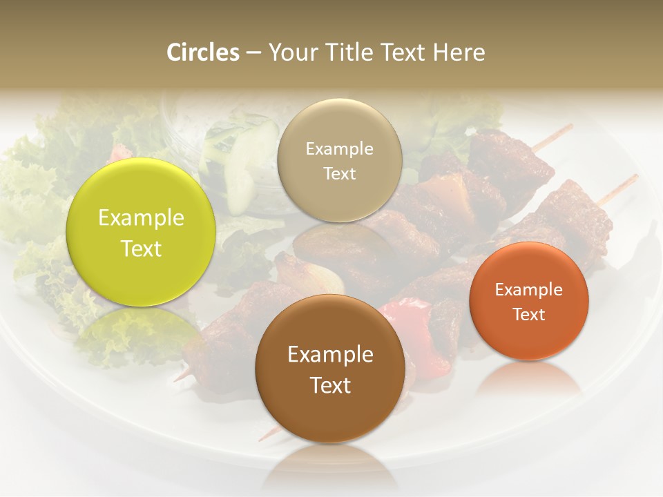 Green Tomatoes Dish PowerPoint Template