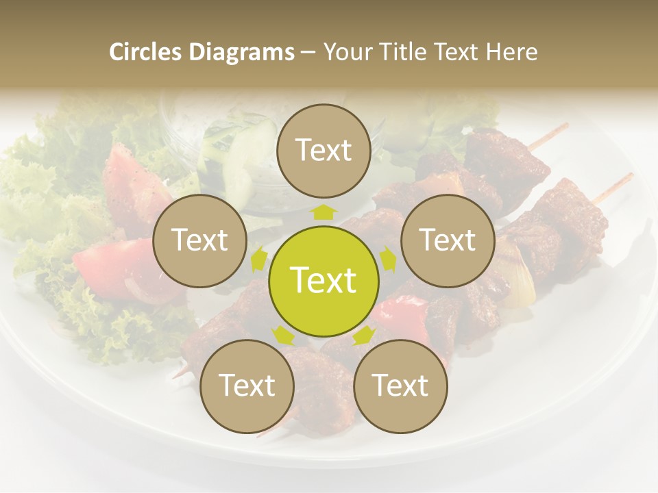 Green Tomatoes Dish PowerPoint Template