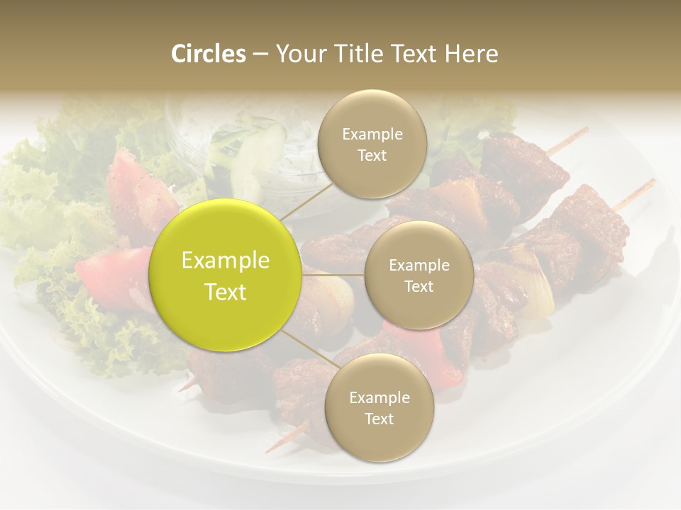 Green Tomatoes Dish PowerPoint Template