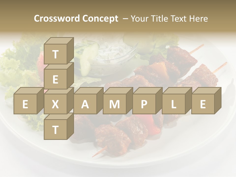 Green Tomatoes Dish PowerPoint Template