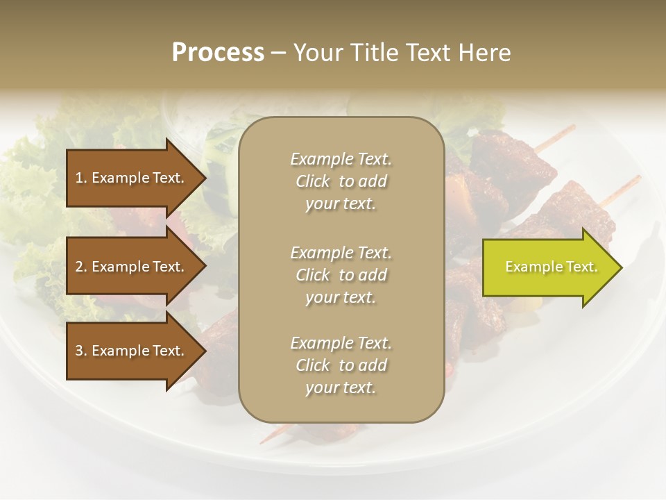 Green Tomatoes Dish PowerPoint Template