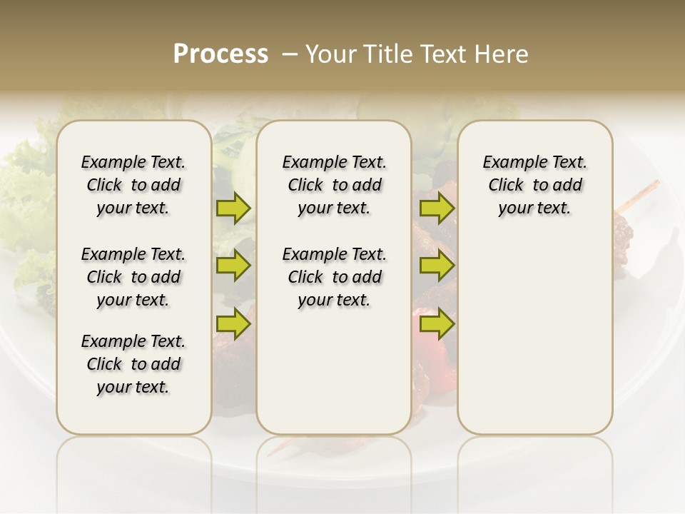 Green Tomatoes Dish PowerPoint Template