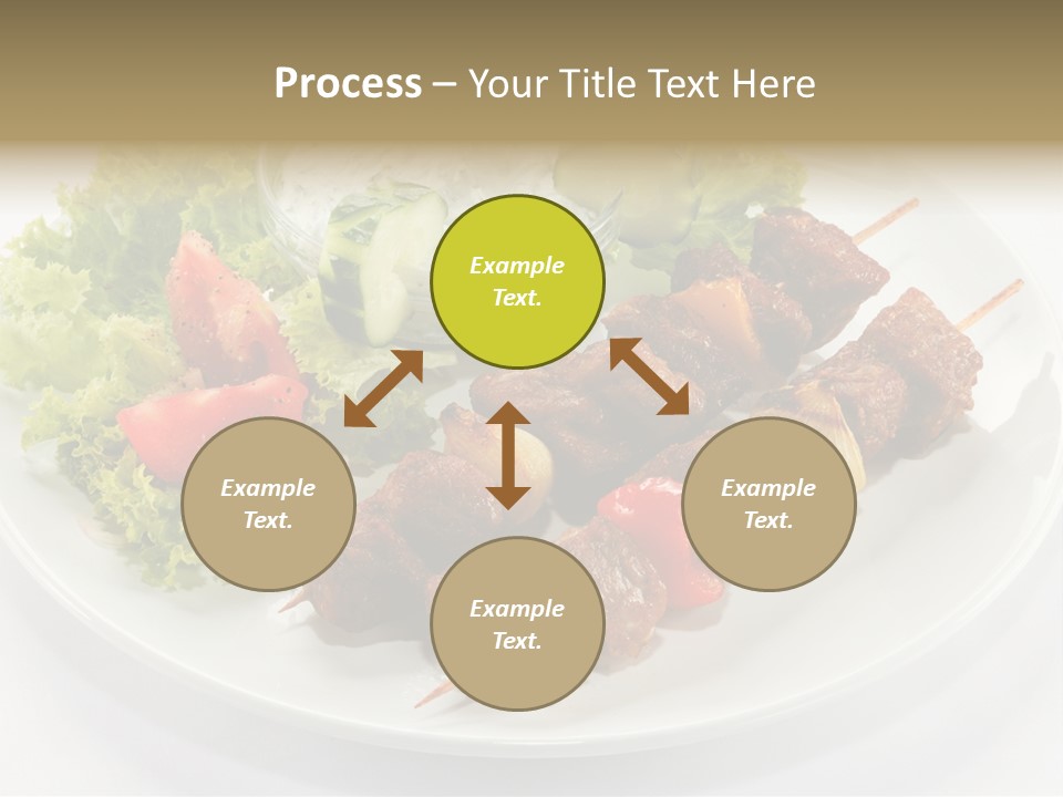 Green Tomatoes Dish PowerPoint Template