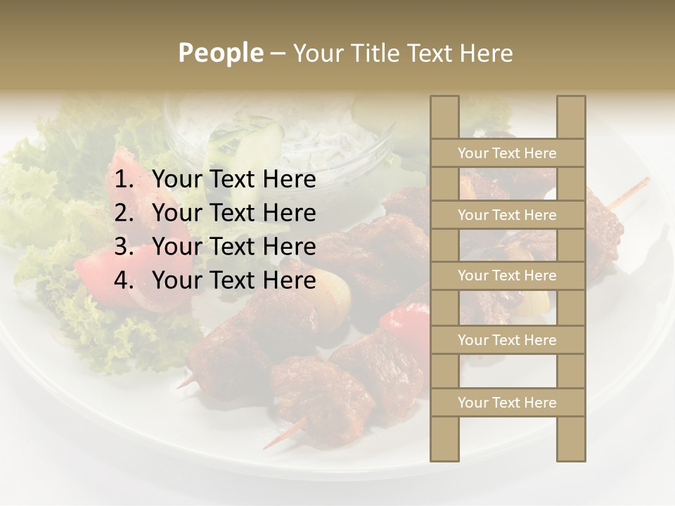 Green Tomatoes Dish PowerPoint Template