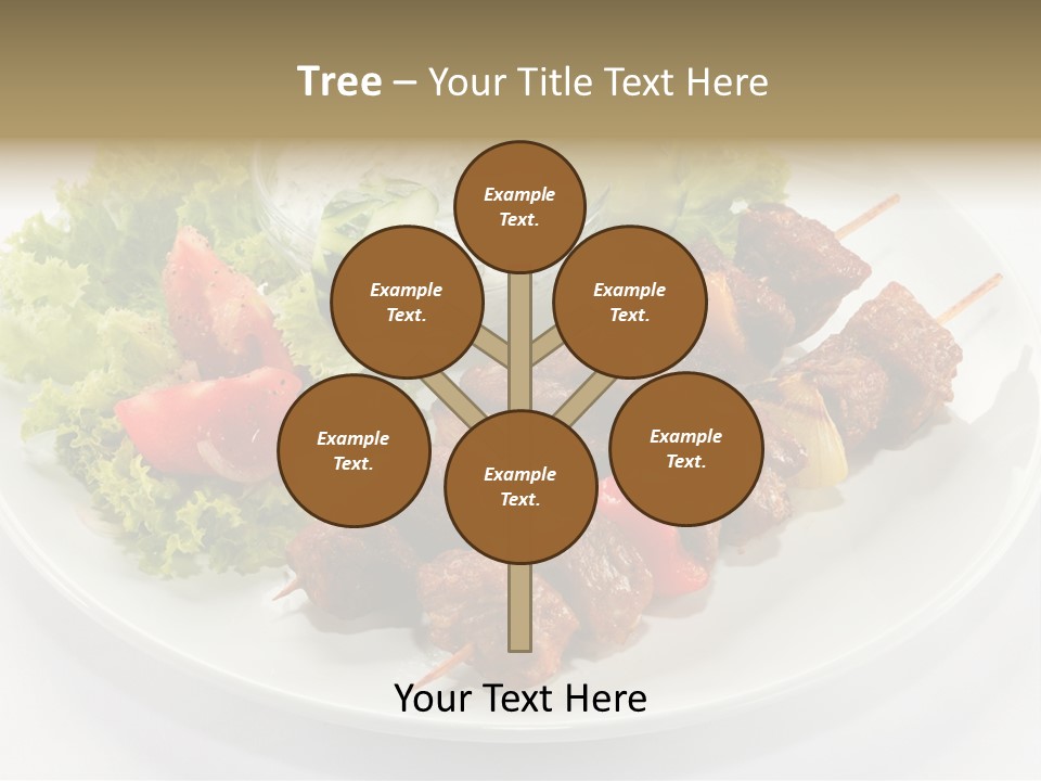 Green Tomatoes Dish PowerPoint Template