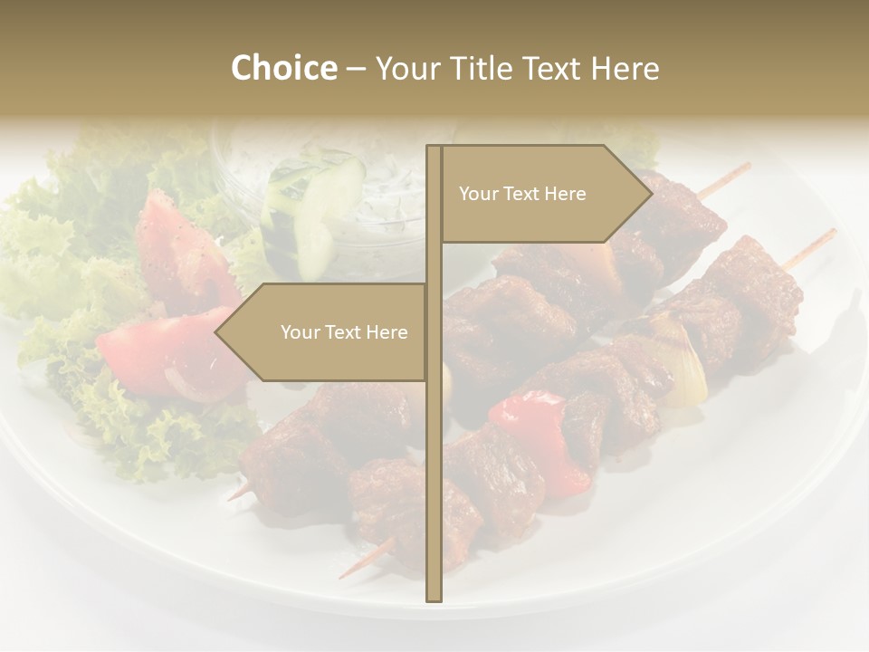 Green Tomatoes Dish PowerPoint Template