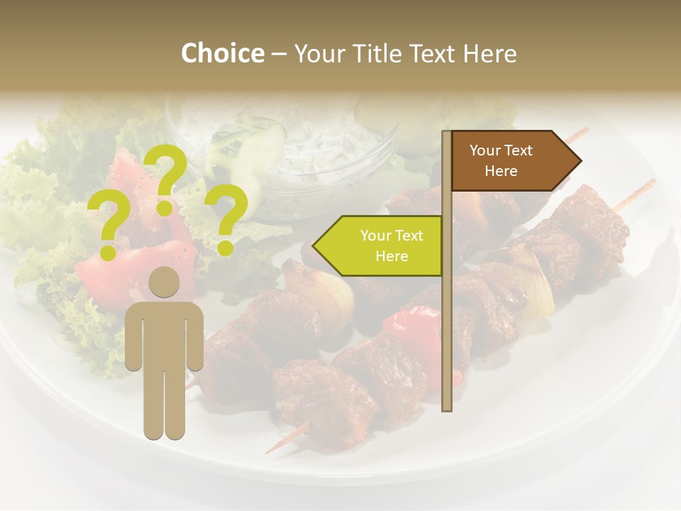 Green Tomatoes Dish PowerPoint Template