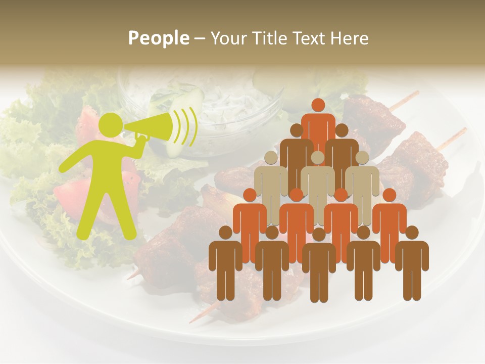 Green Tomatoes Dish PowerPoint Template