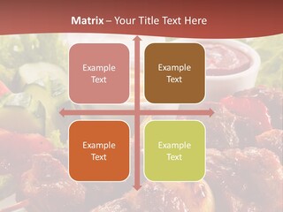 Ketchup Grill Restaurant PowerPoint Template