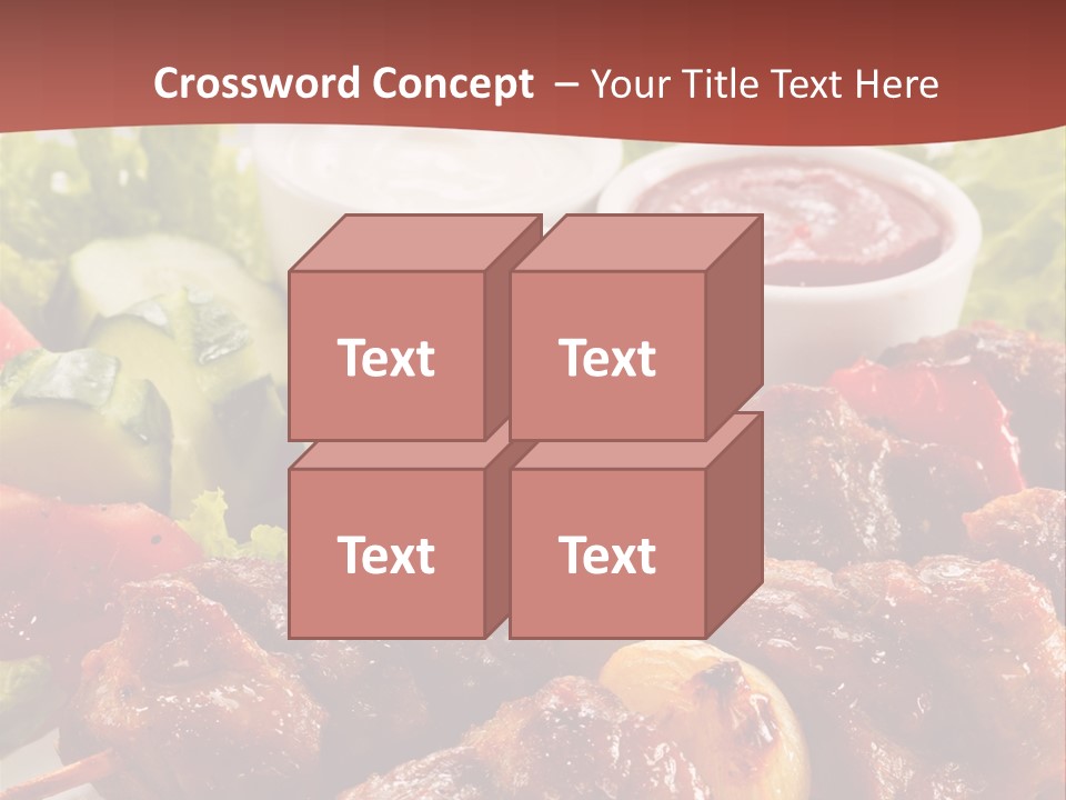 Ketchup Grill Restaurant PowerPoint Template