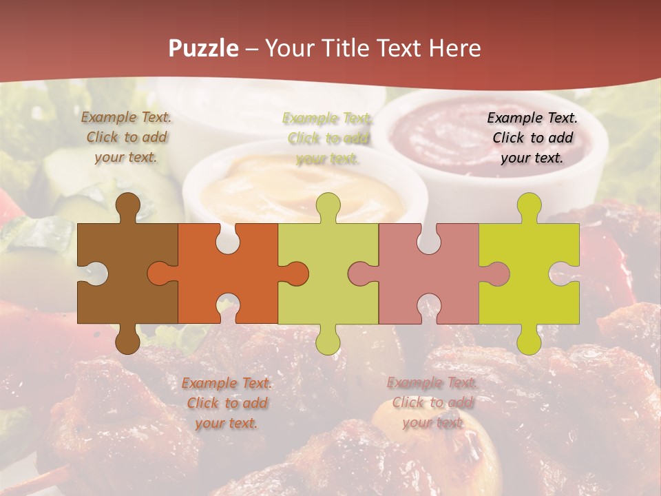 Ketchup Grill Restaurant PowerPoint Template