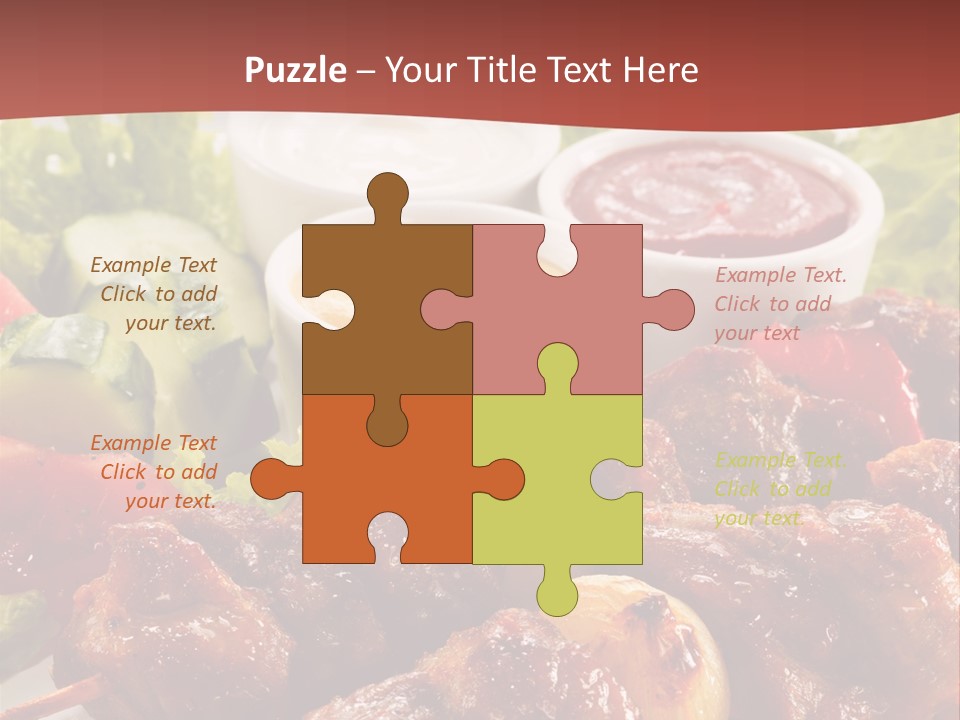 Ketchup Grill Restaurant PowerPoint Template