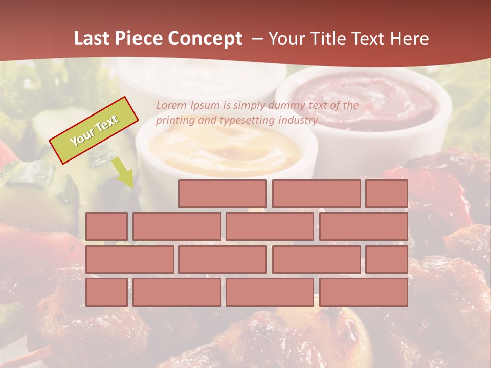 Ketchup Grill Restaurant PowerPoint Template