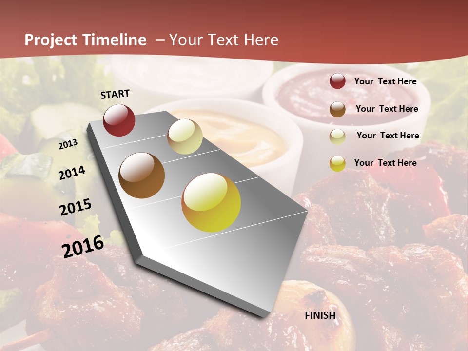 Ketchup Grill Restaurant PowerPoint Template