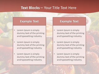 Ketchup Grill Restaurant PowerPoint Template
