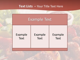 Ketchup Grill Restaurant PowerPoint Template
