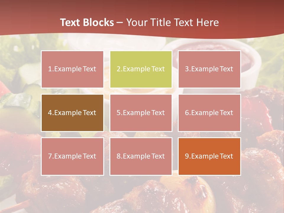 Ketchup Grill Restaurant PowerPoint Template