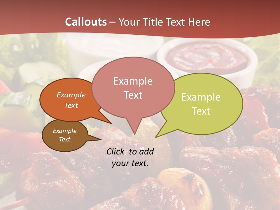 Ketchup Grill Restaurant PowerPoint Template