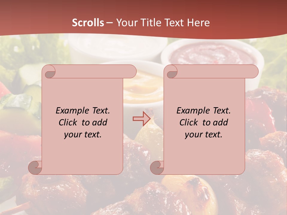 Ketchup Grill Restaurant PowerPoint Template