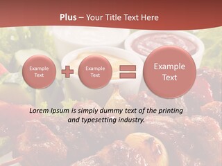 Ketchup Grill Restaurant PowerPoint Template