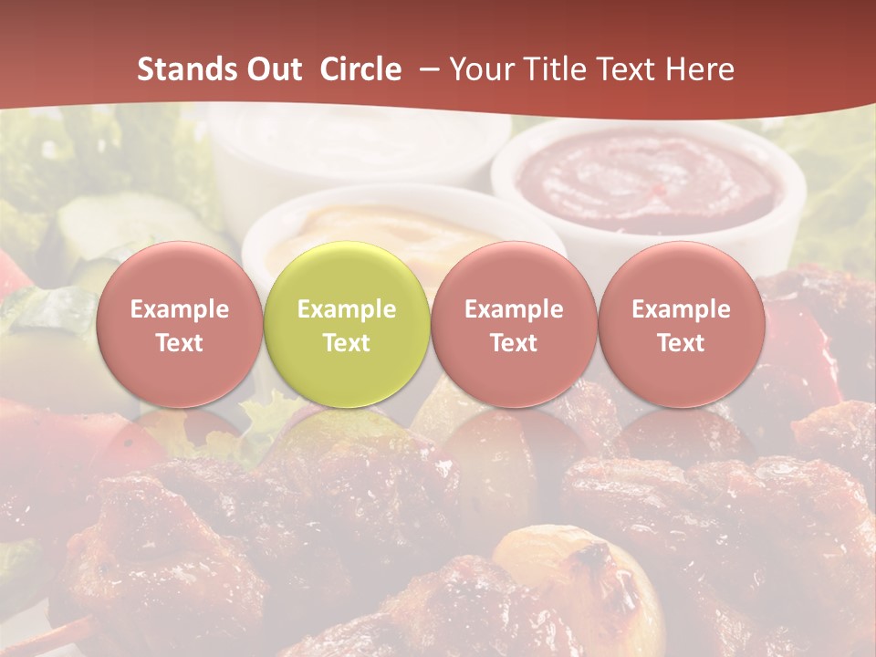 Ketchup Grill Restaurant PowerPoint Template