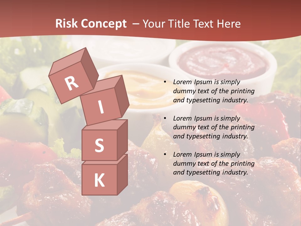 Ketchup Grill Restaurant PowerPoint Template