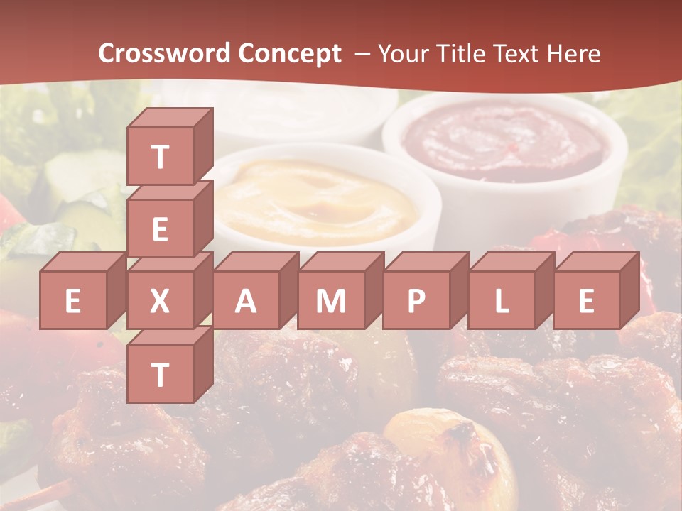 Ketchup Grill Restaurant PowerPoint Template