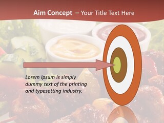 Ketchup Grill Restaurant PowerPoint Template