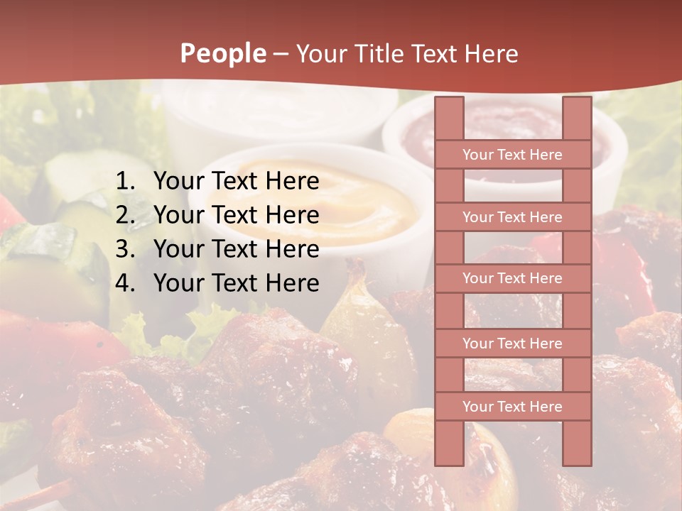 Ketchup Grill Restaurant PowerPoint Template
