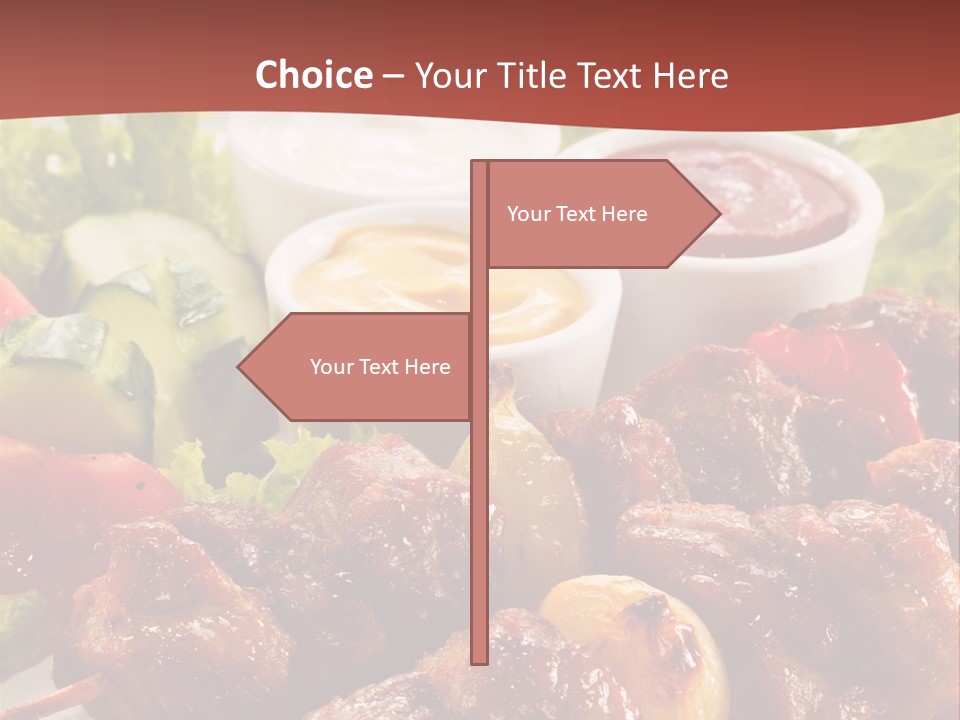 Ketchup Grill Restaurant PowerPoint Template