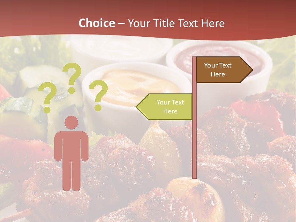 Ketchup Grill Restaurant PowerPoint Template