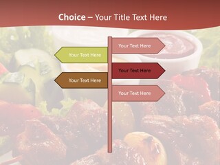 Ketchup Grill Restaurant PowerPoint Template