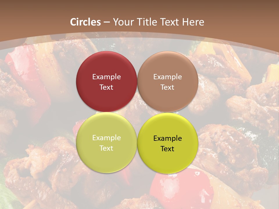 Dish Vertical Vegetable PowerPoint Template