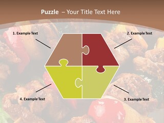 Dish Vertical Vegetable PowerPoint Template