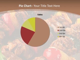 Dish Vertical Vegetable PowerPoint Template