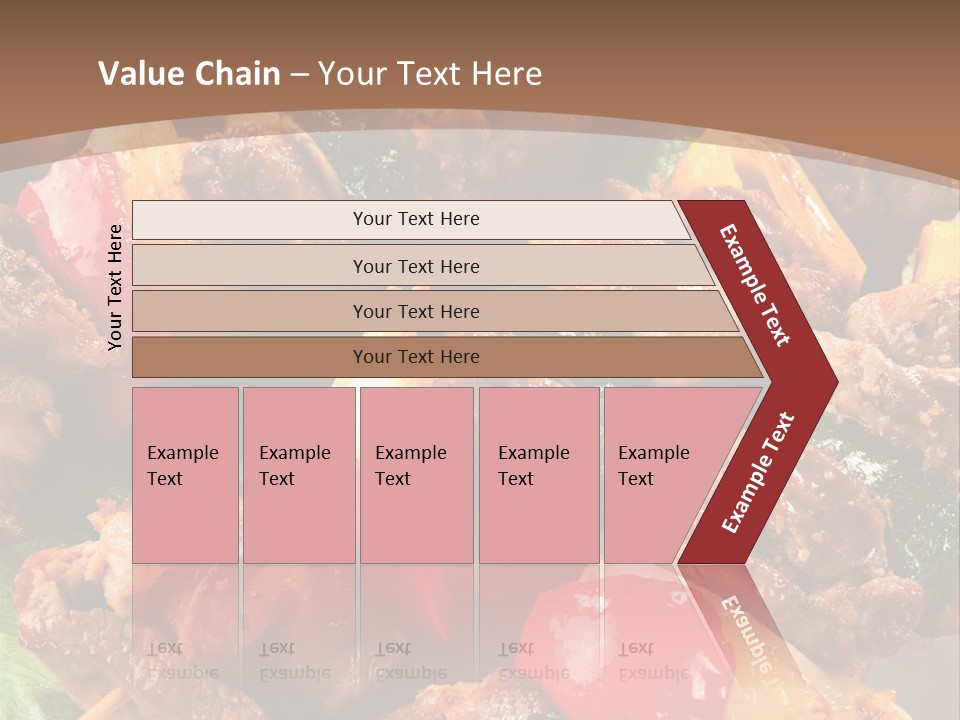 Dish Vertical Vegetable PowerPoint Template