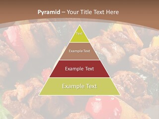 Dish Vertical Vegetable PowerPoint Template