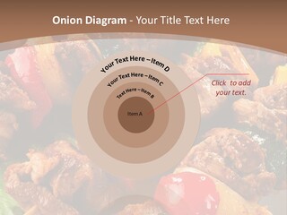 Dish Vertical Vegetable PowerPoint Template