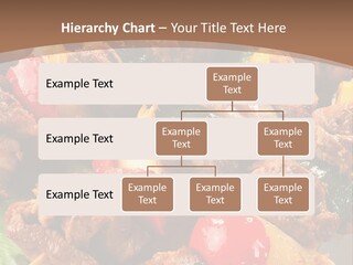 Dish Vertical Vegetable PowerPoint Template
