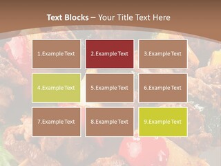 Dish Vertical Vegetable PowerPoint Template